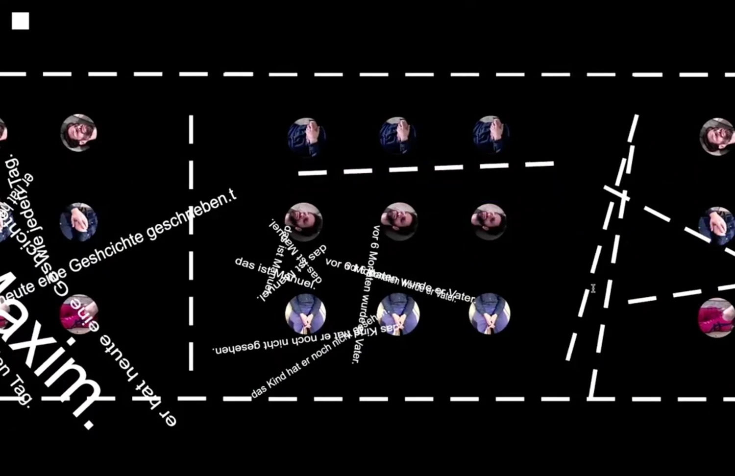 screenshot from live codera nota performance space